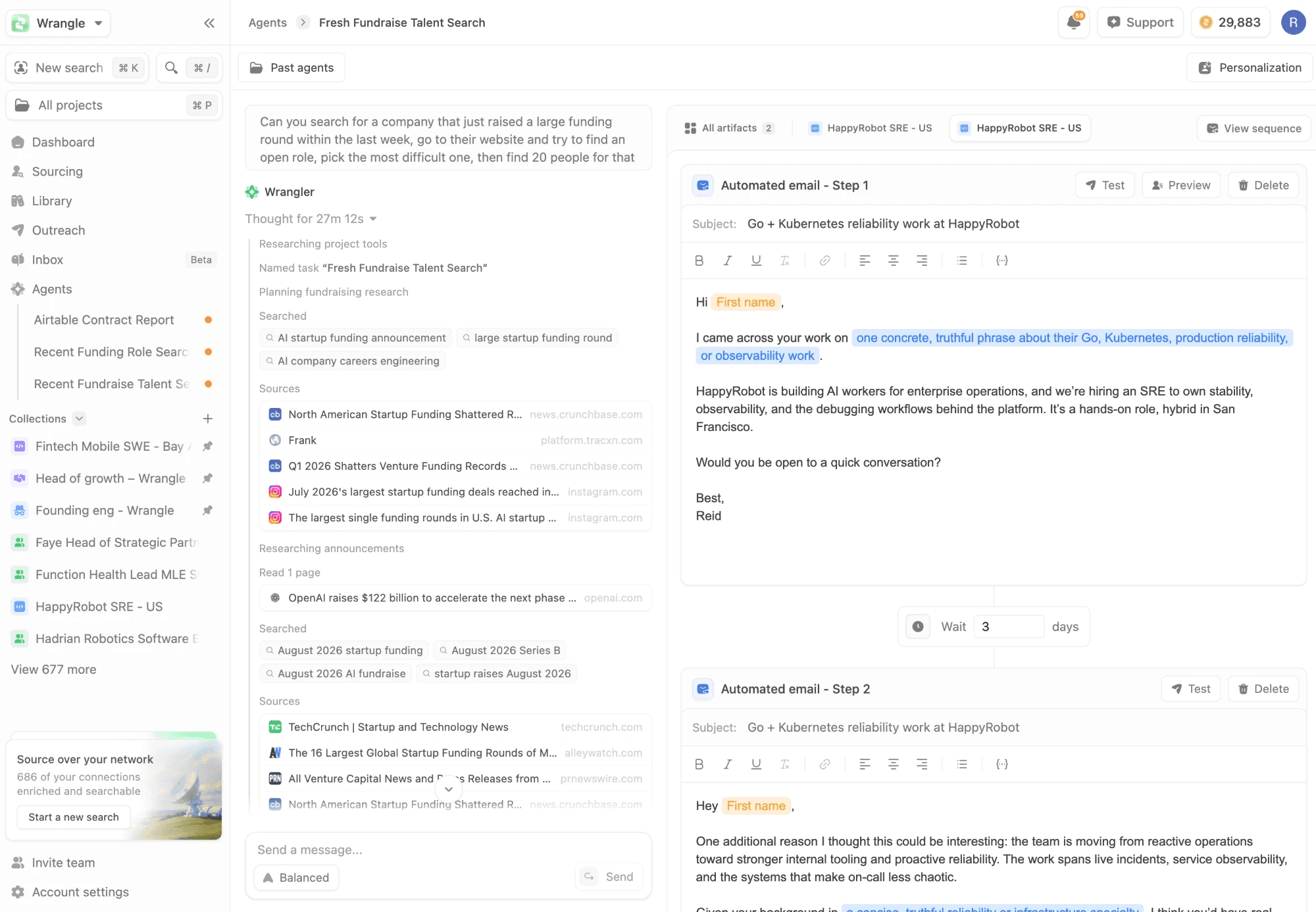 AgentResearch product preview
