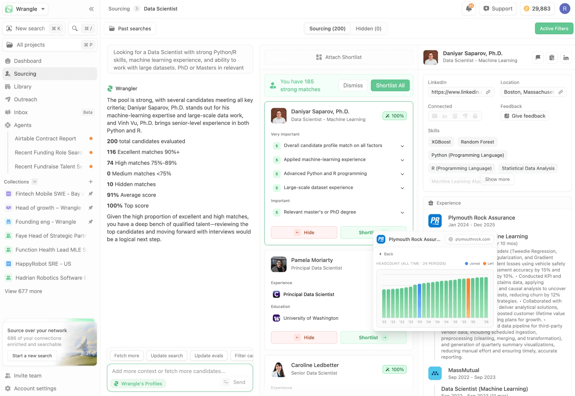 Sourcing product preview